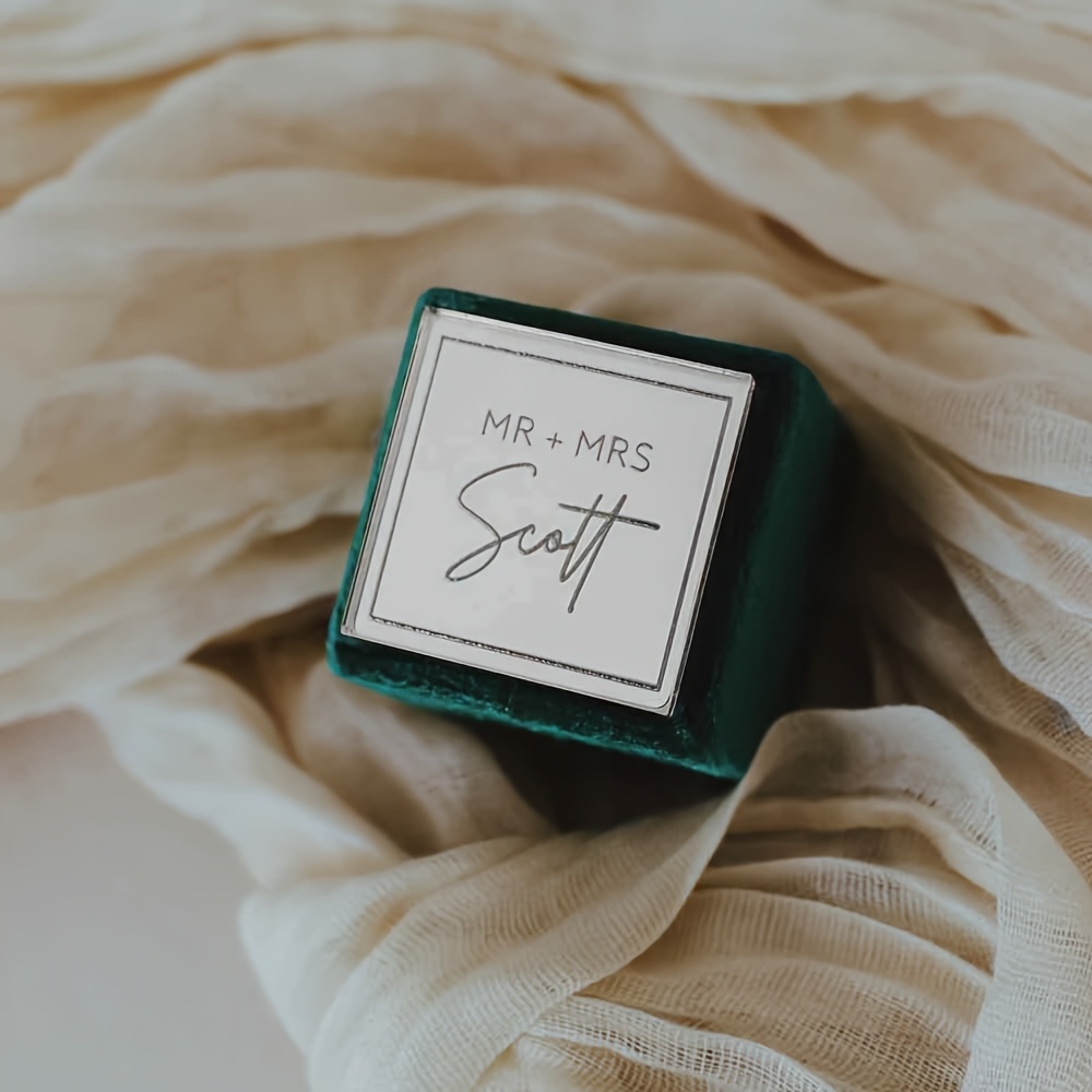 Custom Wedding Ring Box for Engagements